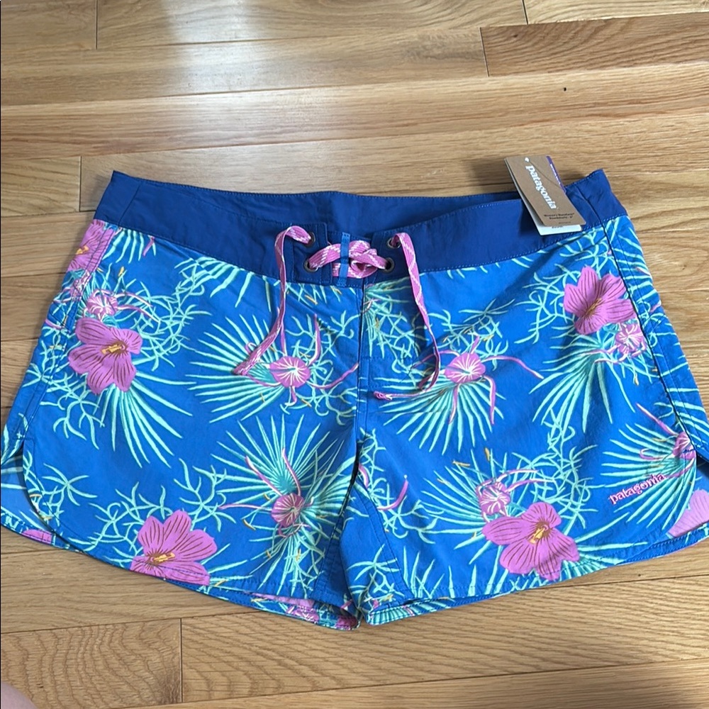Patagonia Tropical Blue Swim Trunks